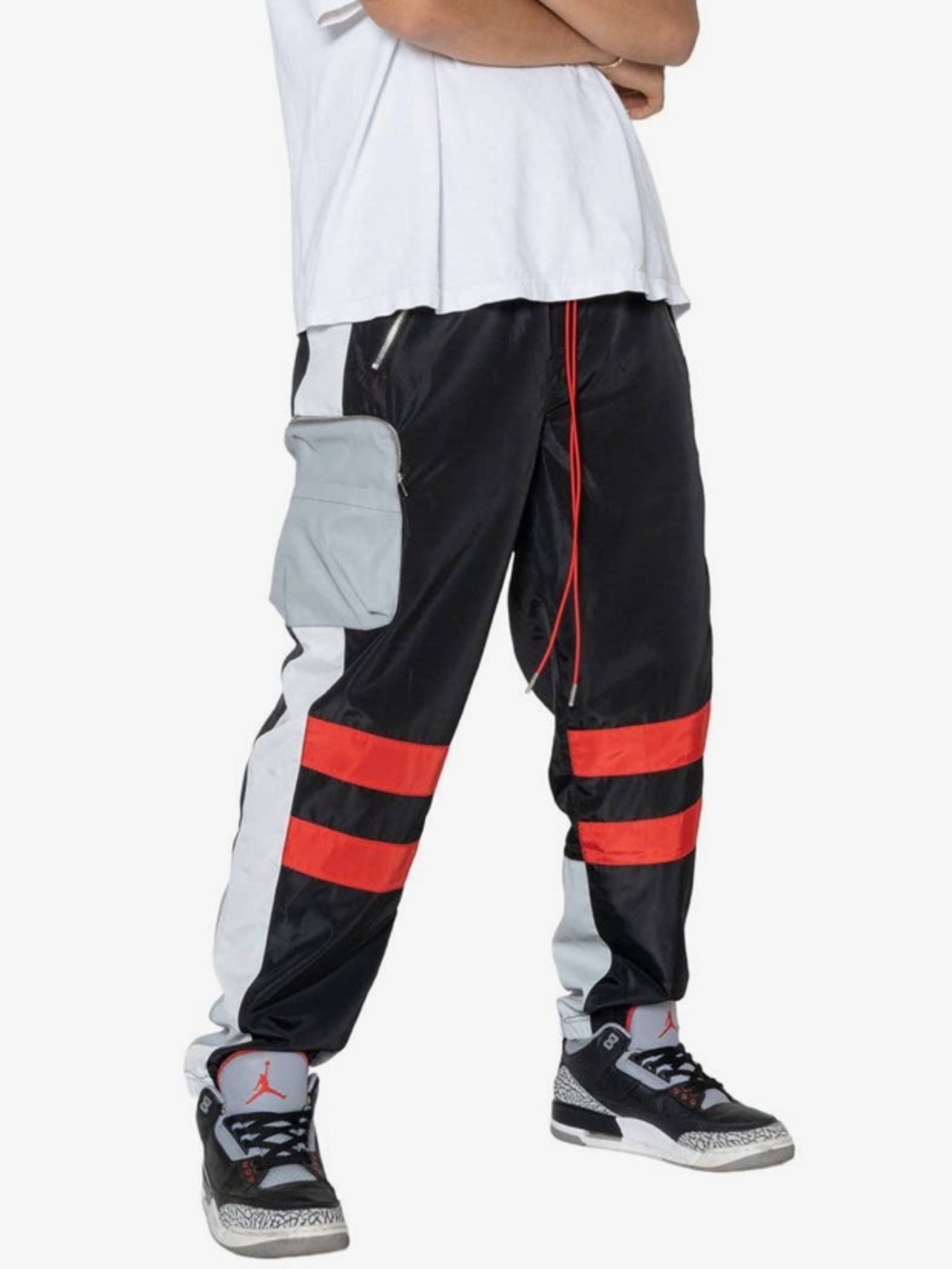 Reflective Utility Swish Track Pants